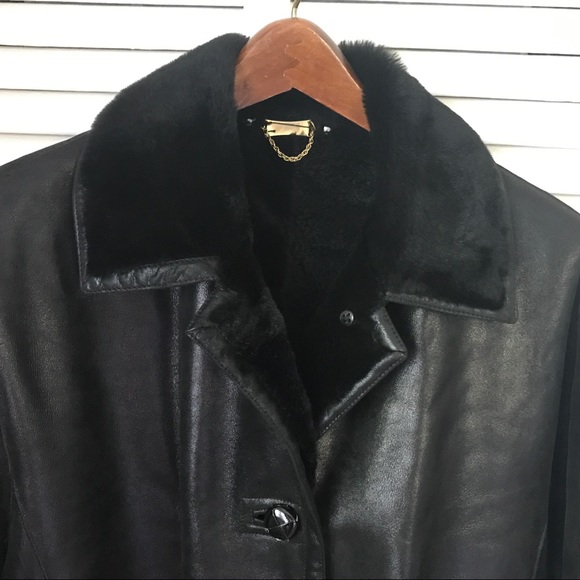 Mens 3/4 length designer leather coat - Picture 2 of 5